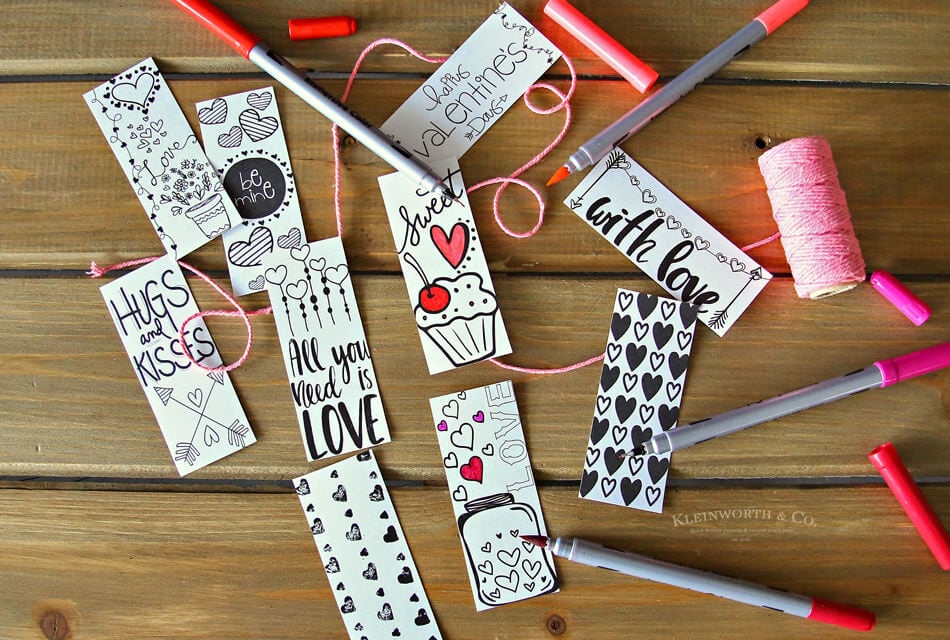 Top 35 Free Printable Princess 30+ Printable Valentine Bookmarks To Color Online