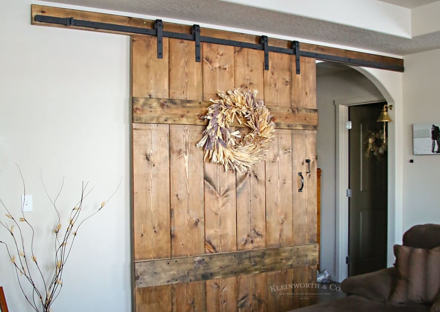 Wide Rustic Barn Door