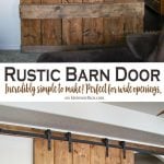 Wide Rustic Barn Door