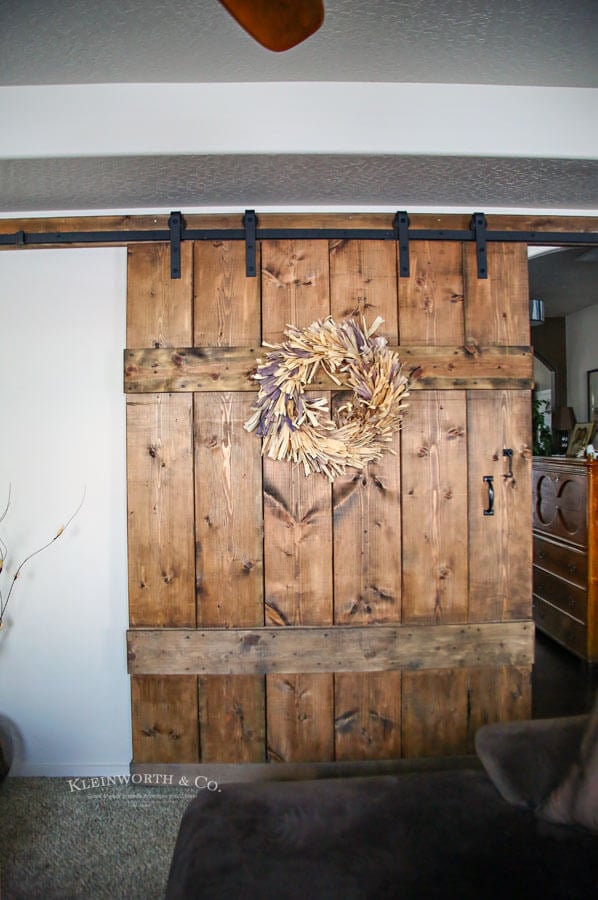 Wide Rustic Barn Door