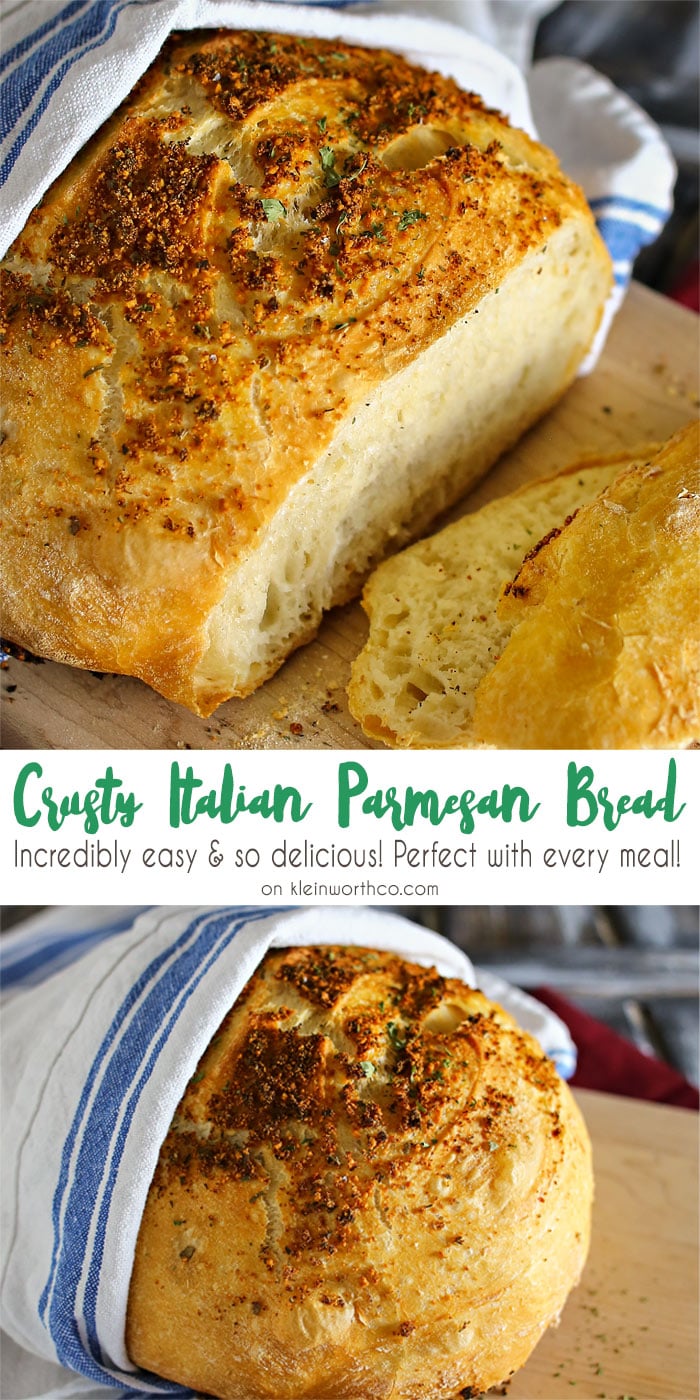 Crusty Italian Parmesan Bread