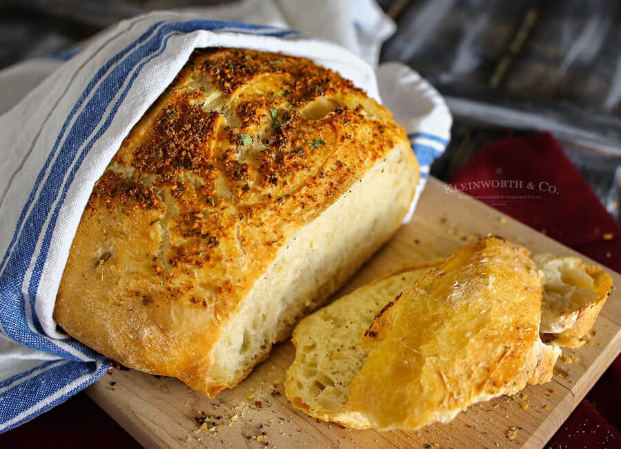 Crusty Italian Parmesan Bread