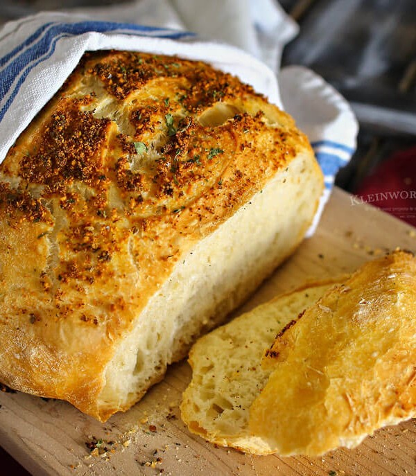 Crusty Italian Parmesan Bread