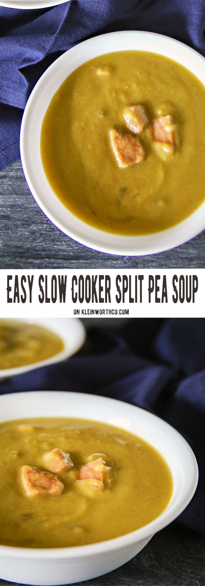 Easy Slow Cooker Split Pea Soup