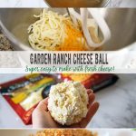 Garden Ranch Cheese Ball with Fresh cheese