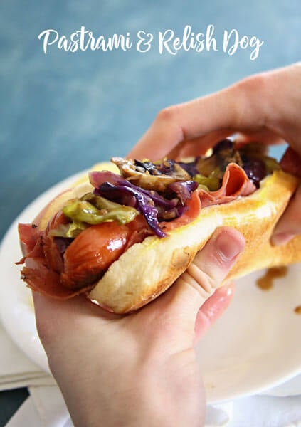 Pastrami & Relish Dog