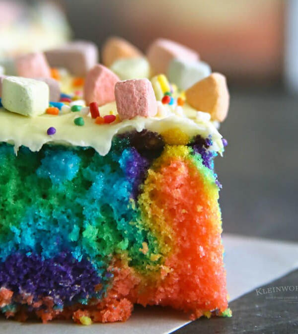 Rainbow St. Patrick's Day Cake