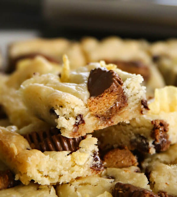 Reese's Potato Chip Cookie Bars