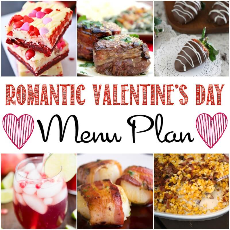 Romantic Valentines Day Menu Plan