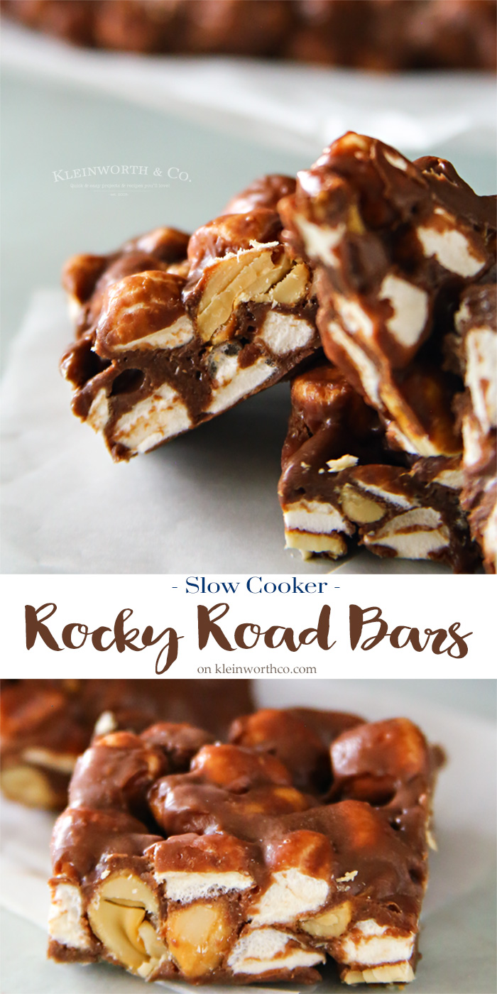 Slow Cooker Rocky Road Bars