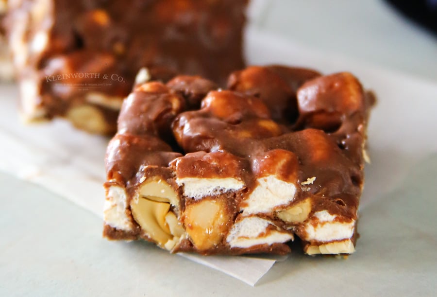 Slow Cooker Rocky Road Bars