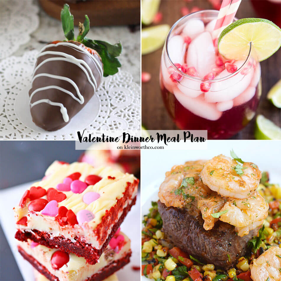 Romantic Valentines Day Menu Plan