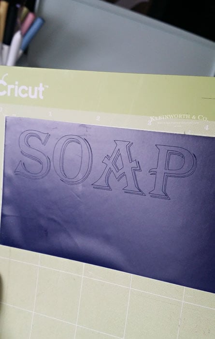 Vintage Soap Canister Cricut Tutorial