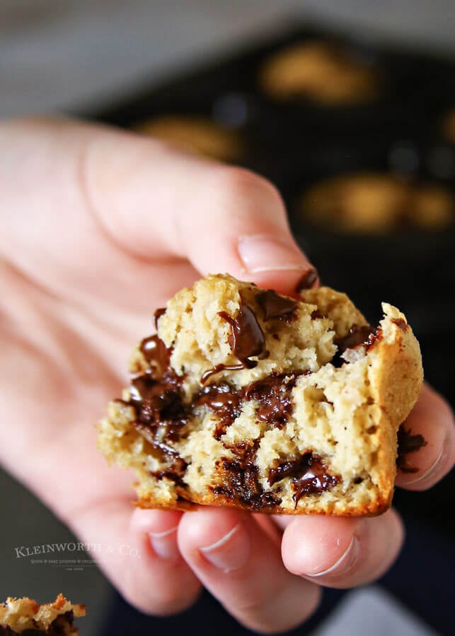 Muffin Recipe - Chocolate Chip Blender Muffins are perfect for breakfast or dessert