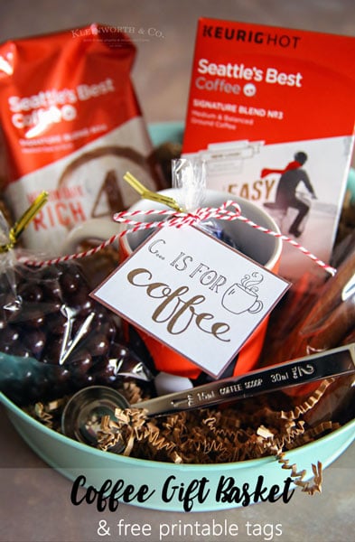 Coffee Gift Basket Idea