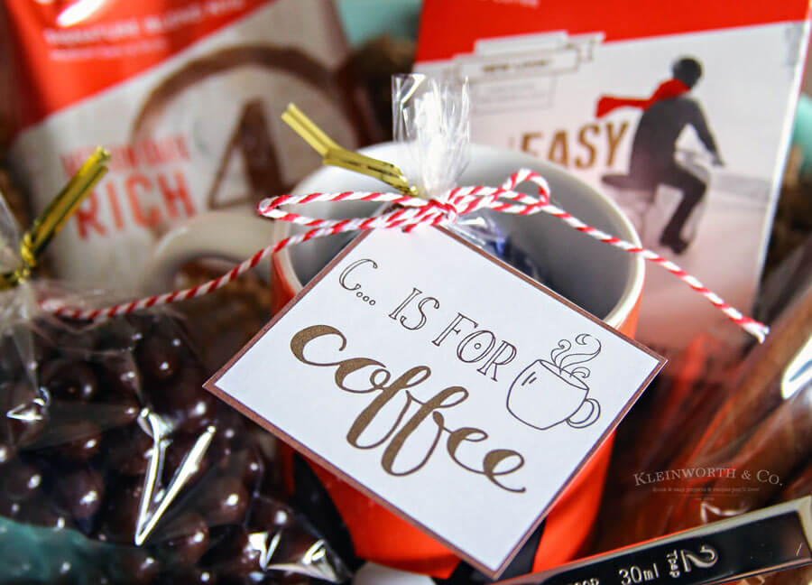 Coffee Gift Basket Idea