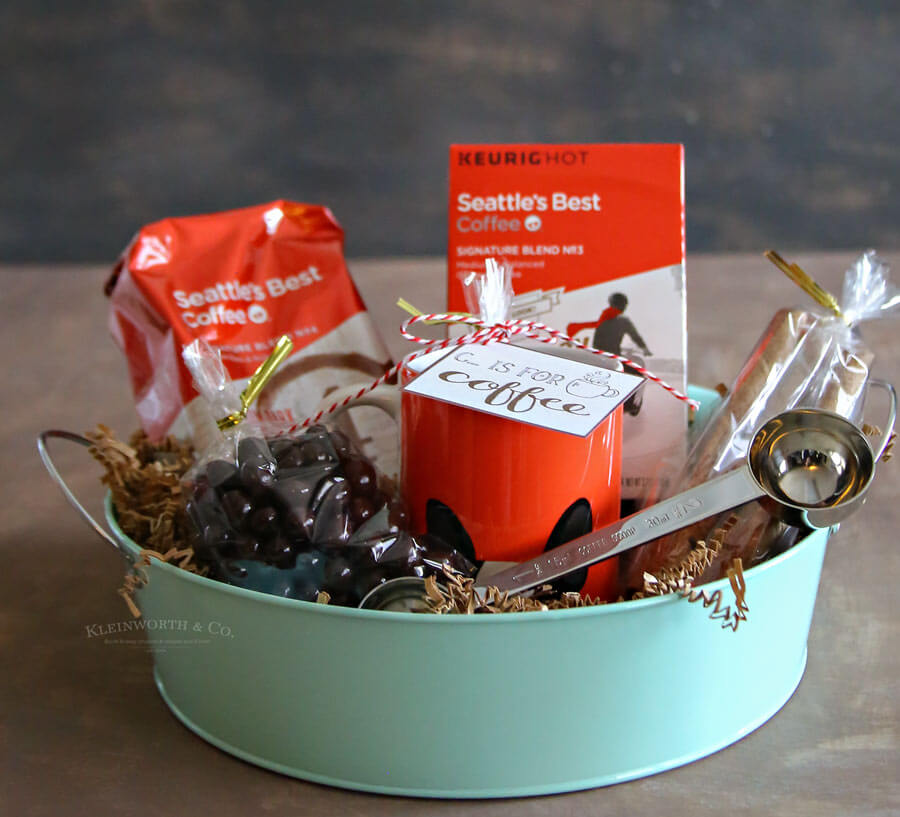 Coffee Gift Basket Idea