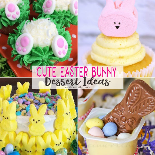 Cute Easter Bunny Dessert Ideas