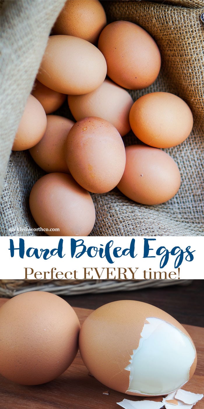 Hard Boiled Eggs - Perfect Every Time