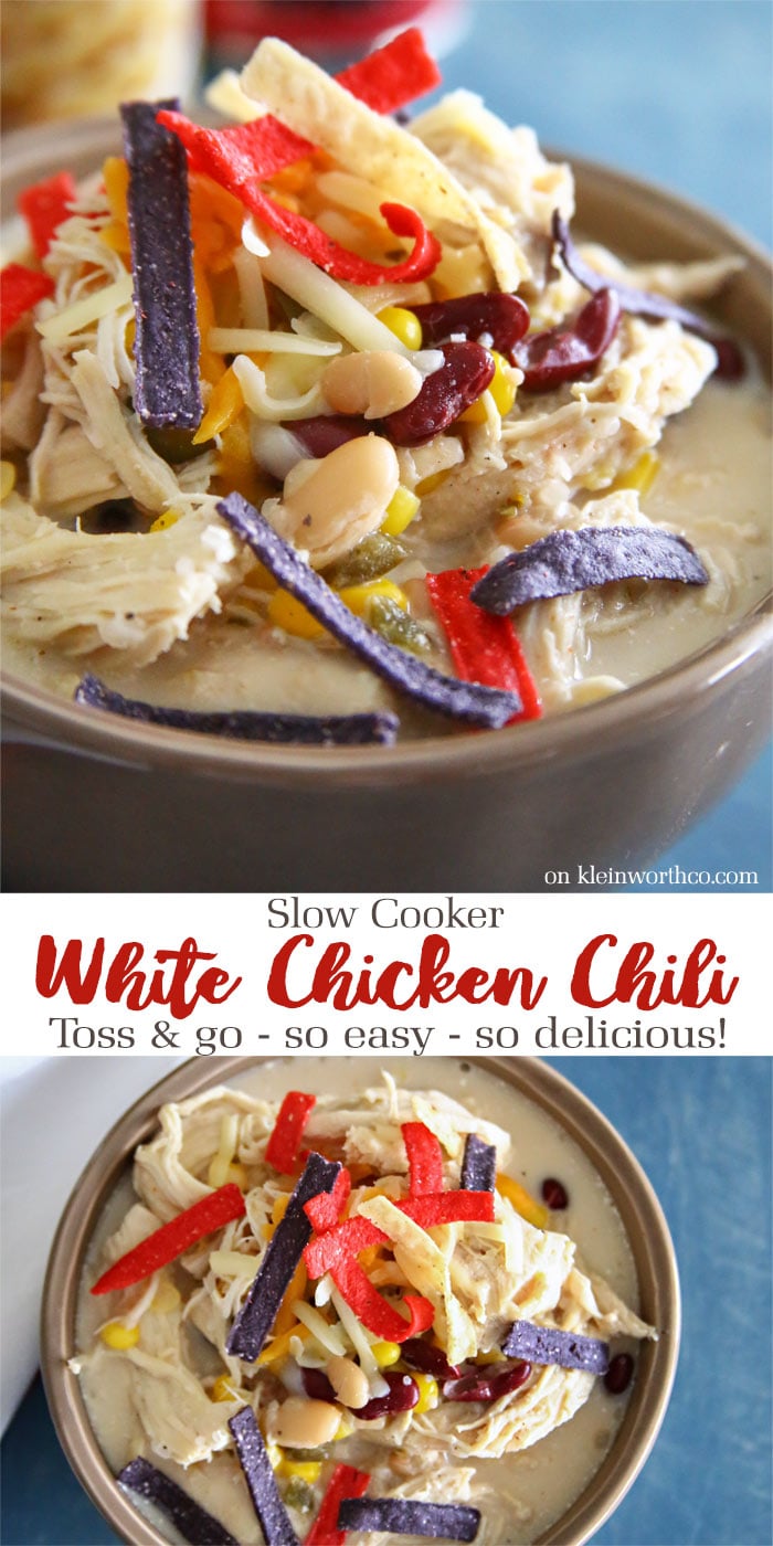 Slow Cooker White Chicken Chili