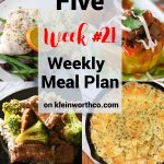 Thrive at Five Meal Plan Week 21