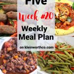 Thrive at Five Meal Plan Week 20