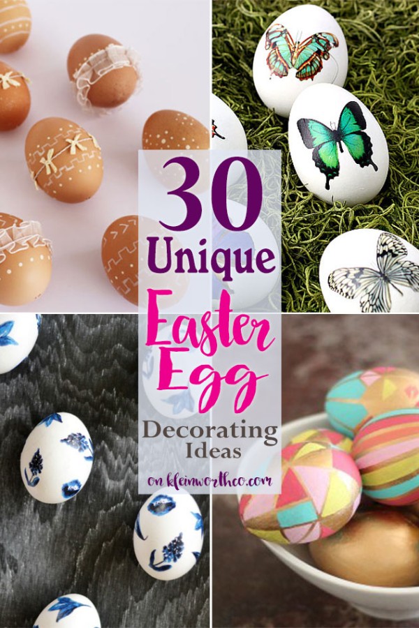 30 Unique Easter Egg Decorating Ideas