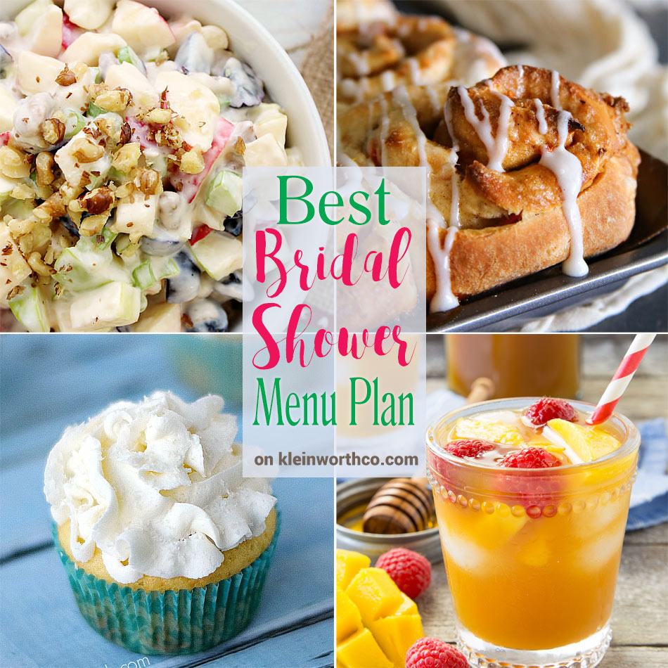 My Easy Bridal Shower Menu Will Make Everyone Swoon - Culinary Hill