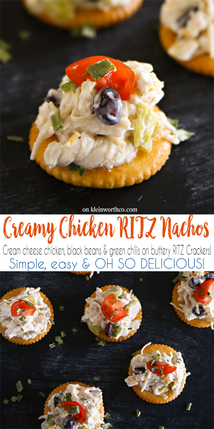 Creamy Chicken RITZ Nachos