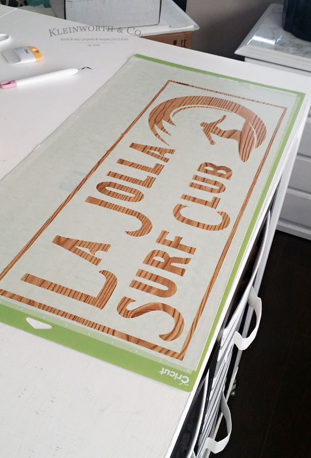 Can I Upload My Own Images to Cricut? Surfer Sign Craft Tutorial 