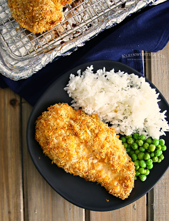 Crispy Sriracha Cheesy Chicken Bake