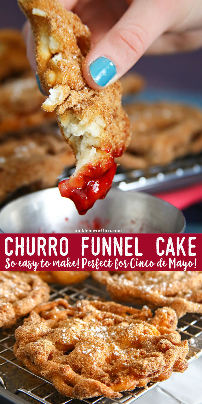 Easy Churro Funnel Cake