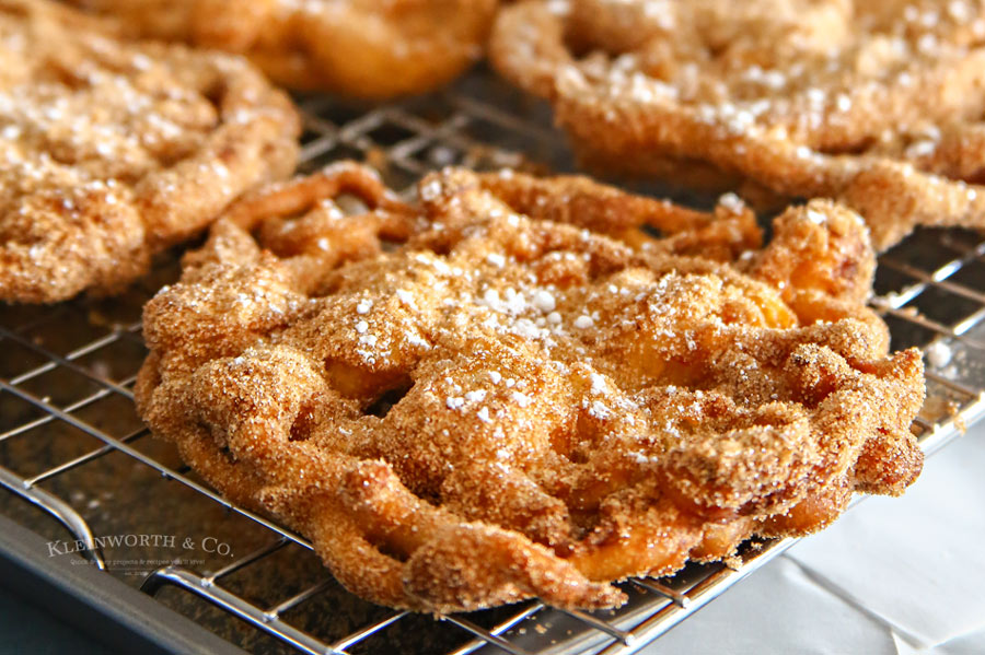 Easy Churro Funnel Cake