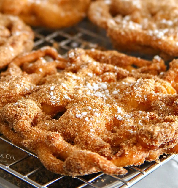 Easy Churro Funnel Cake