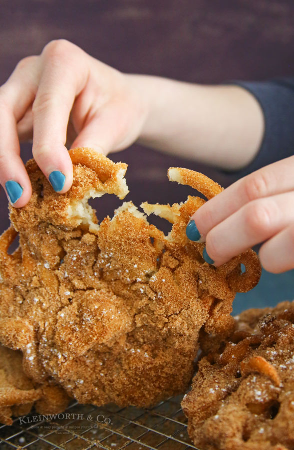 Easy Churro Funnel Cake