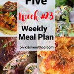 Thrive at Five Meal Plan Week 24