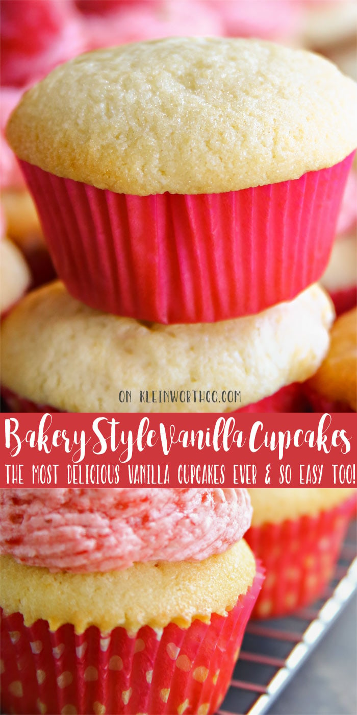 Best Bakery-Style Vanilla Cupcakes recipe