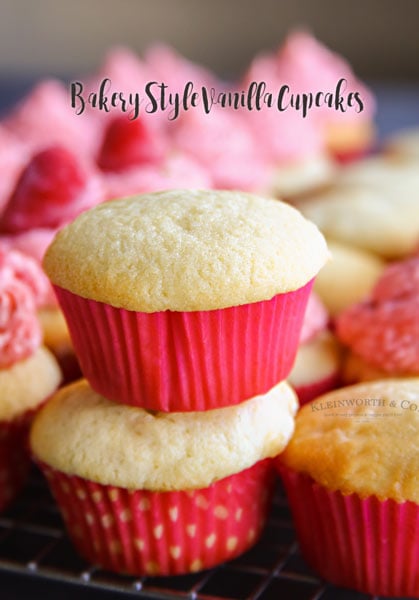 Best Bakery-Style Vanilla Cupcakes