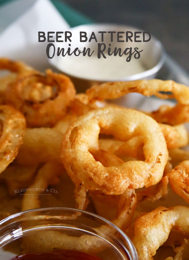 The absolute best Beer Battered Onion Rings
