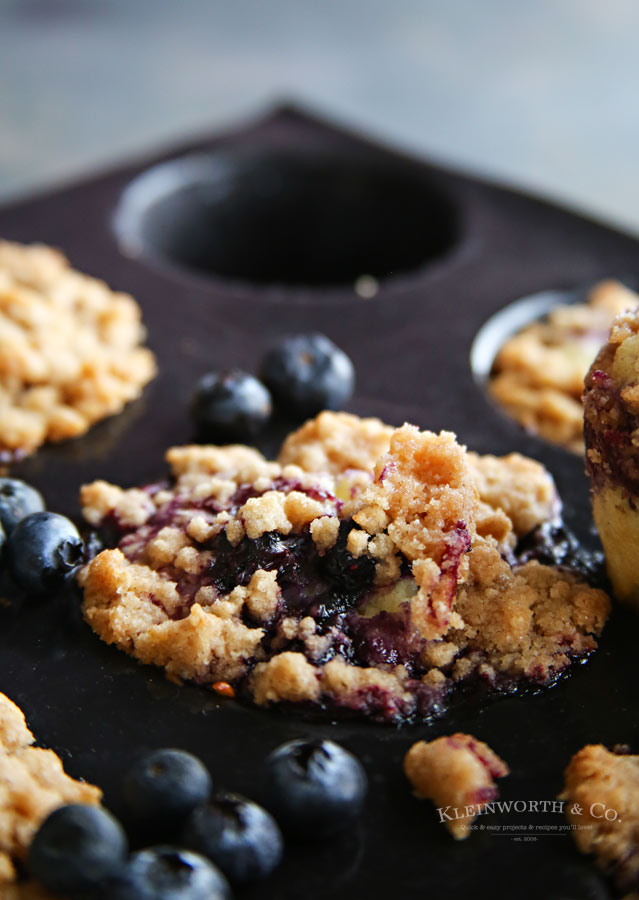 Recipe for the Best Blueberry Streusel Muffins