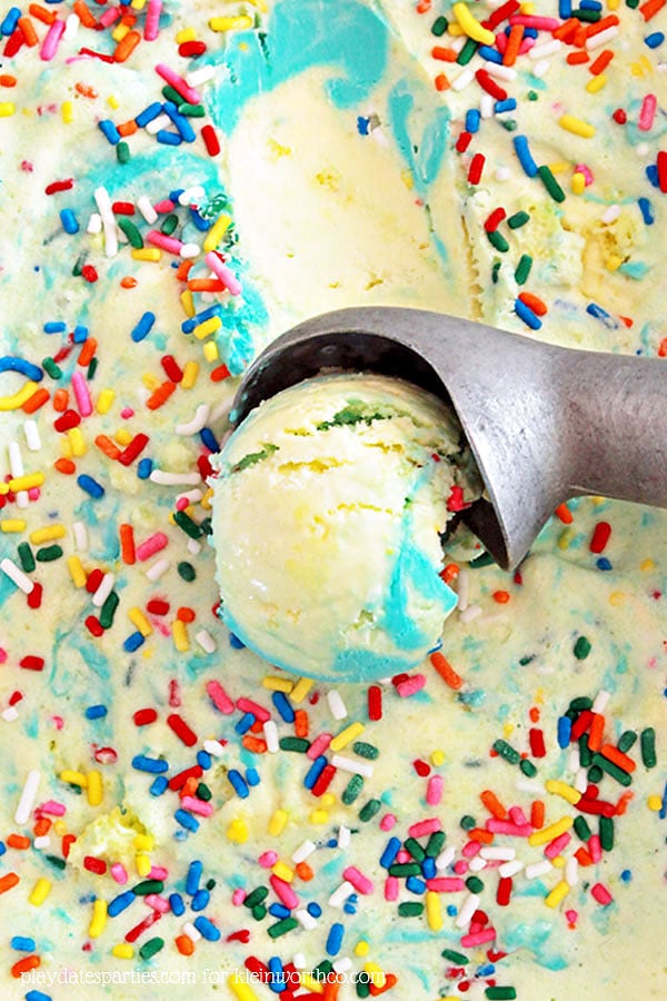Recipe for Birthday Cake Ice Cream