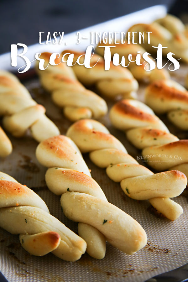 Easy 3-Ingredient Bread Twists