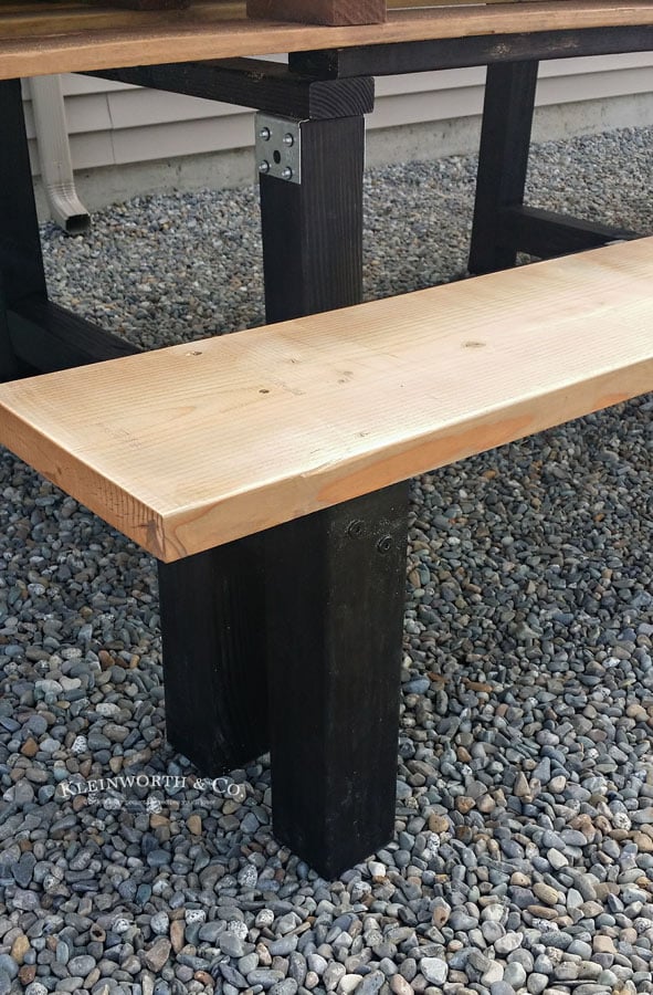 Easy DIY Benches - Outdoor Furniture - Kleinworth & Co Easy DIY Benches - Outdoor Furniture - Kleinworth & Co