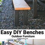 Easy DIY Benches - Outdoor Furniture