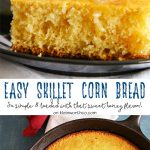 Easy Skillet Cornbread Recipe