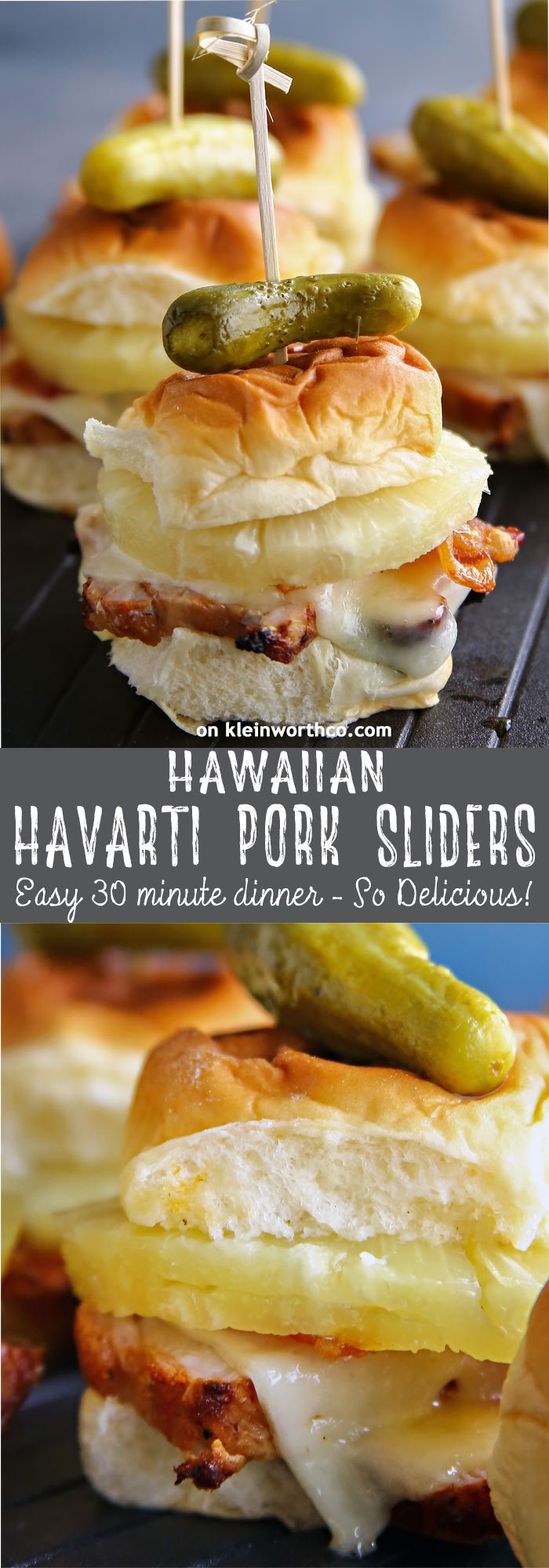 Hawaiian Havarti Pork Sliders