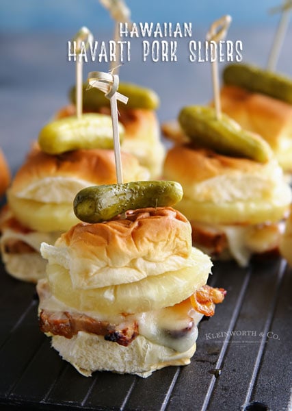 Hawaiian Havarti Pork Sliders