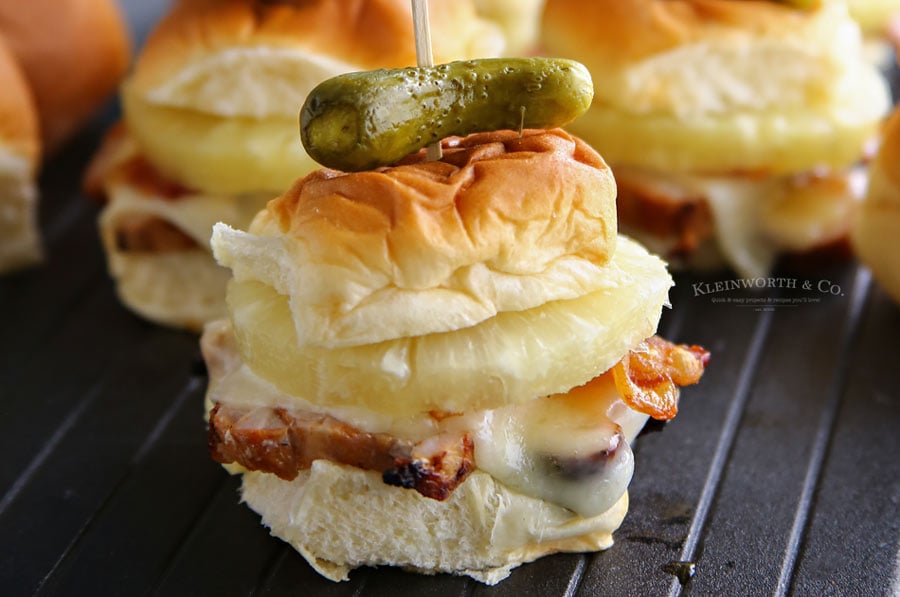 Hawaiian Havarti Pork Sliders