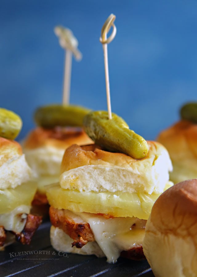 Hawaiian Havarti Pork Sliders