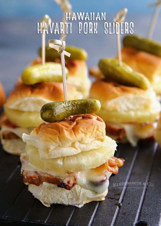 Hawaiian Havarti Pork Sliders